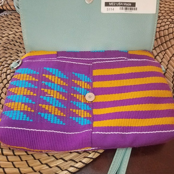 Authentic Kente Cloth Clutch - Picture 2 of 7